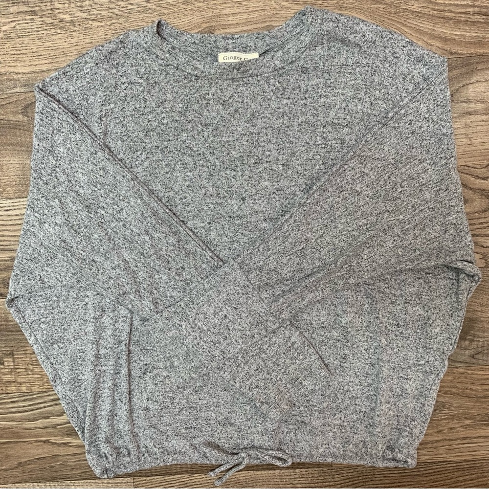 Ginger G Grey Sweater Size L